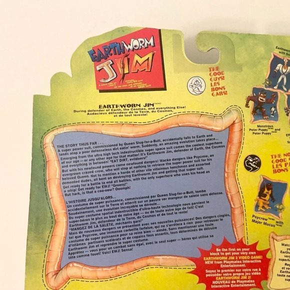 Vintage 1994 Earthworm Jim Princess Whats Her Name Action Figure Playmates - Picture 10 of 16